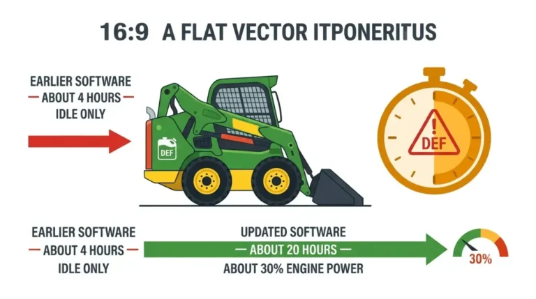 Current John Deere DEF Fault Derate Timeline by Software